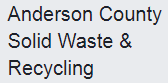 Anderson County Solid Waste & Recycling