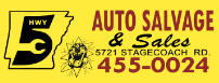 Hwy 5 Auto Salvage